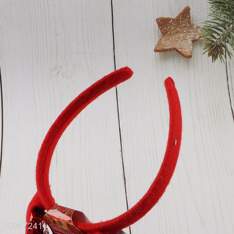 China supplier Christmas party supplies hair accessory Christmas hair hoop