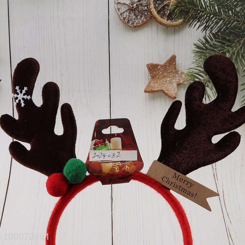 High quality Christmas party supplies Christmas hair hoop hair decoration for sale