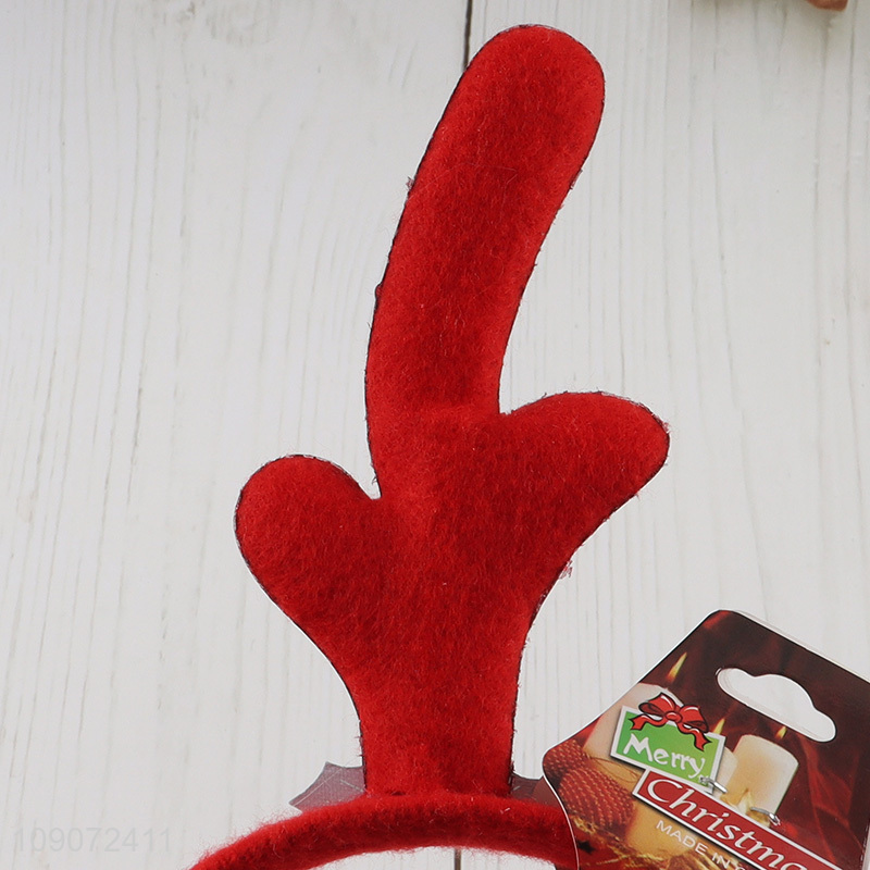 China supplier Christmas party supplies hair accessory Christmas hair hoop