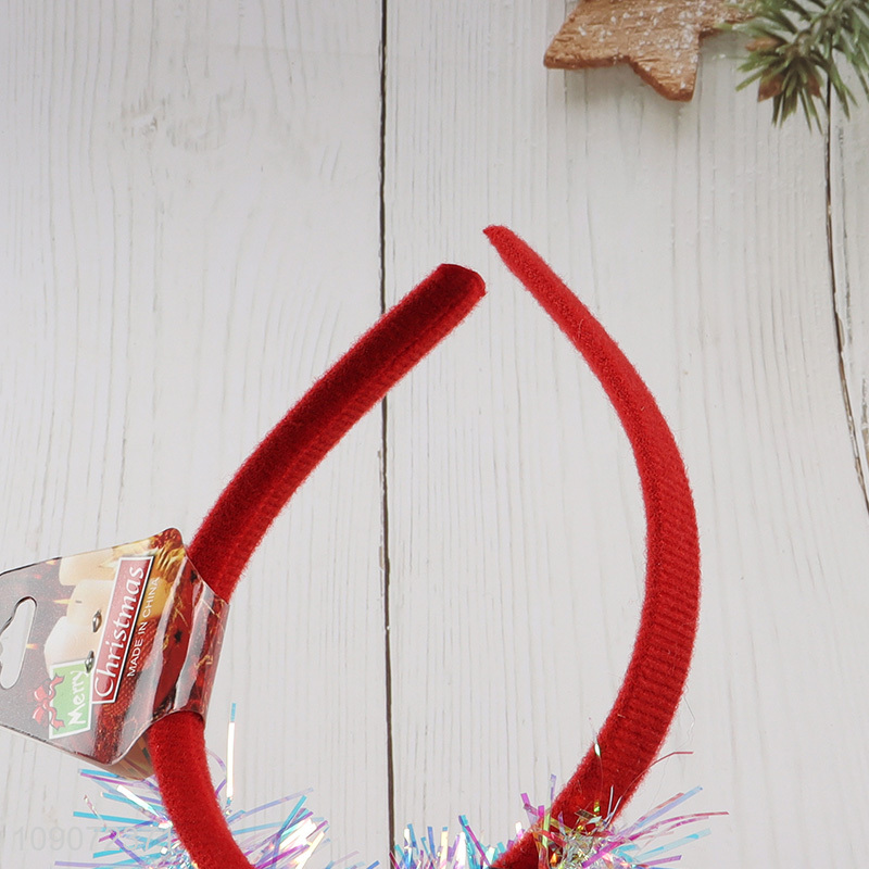 China factory Christmas party supplies decorative Christmas hair hoop