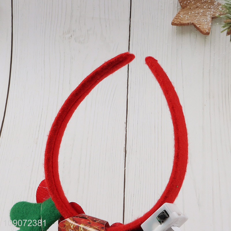 Hot selling elk Christmas hair hoop hair accessory for party supplies