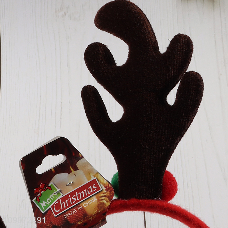 High quality Christmas party supplies Christmas hair hoop hair decoration for sale