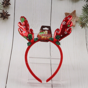 Yiwu market Christmas party supplies Christmas hair hoop hair decoration