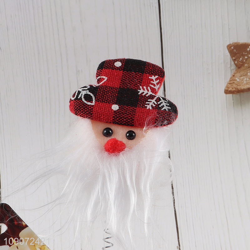 Yiwu market party supplies Santa Claus Christmas hair hoop for sale