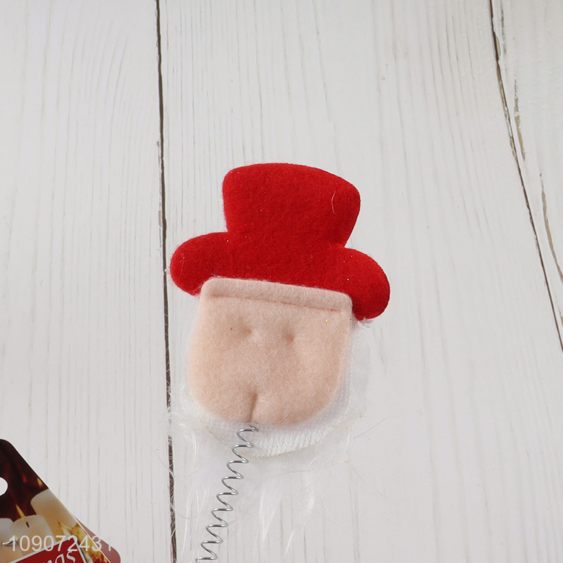 Online wholesale Santa Claus shape Christmas hair hoop for party supplies