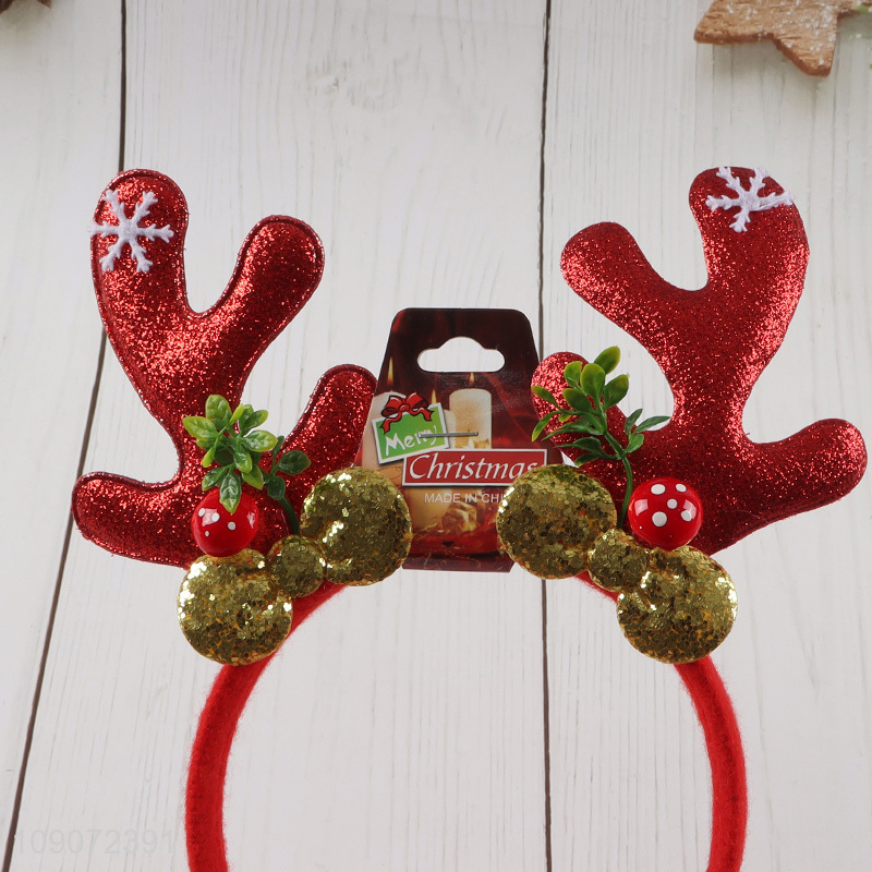 China products multicolor Christmas party supplies Christmas hair hoop