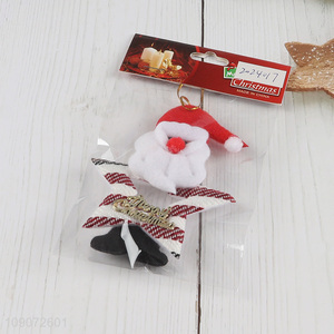 Best selling Santa claus shape Christmas hanging ornament for xmas tree