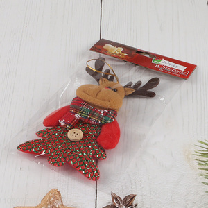 Low price reindeer shape Christmas hanging ornament for Christmas tree