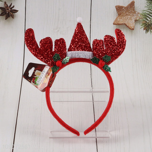 Hot selling Christmas party supplies decorative Christmas hair hoop