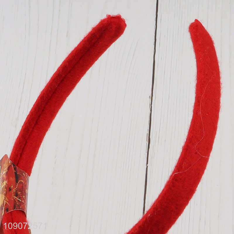 Latest products decorative Christmas hair hoop for Christmas party supplies