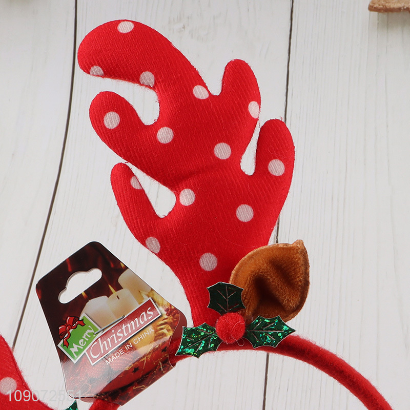 Low price adult decorative Christmas hair hoop for Christmas party