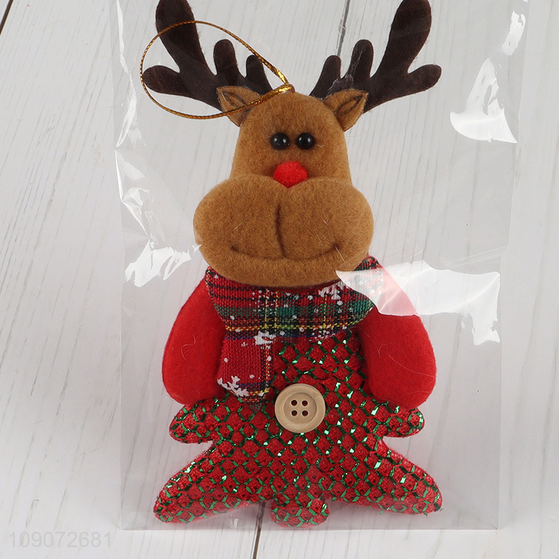 Low price reindeer shape Christmas hanging ornament for Christmas tree