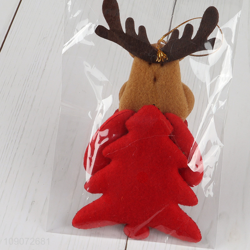 Low price reindeer shape Christmas hanging ornament for Christmas tree