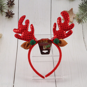Yiwu market reindeer hair decoration Christmas party Christmas hair hoop