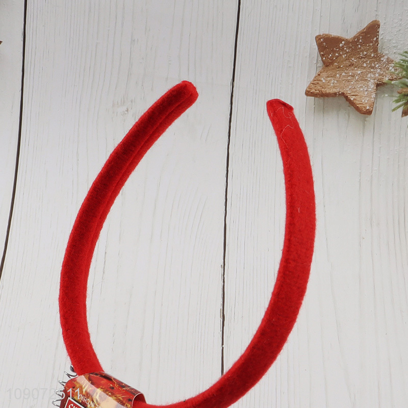 China products santa claus decorative Christmas hair hoop for party supplies