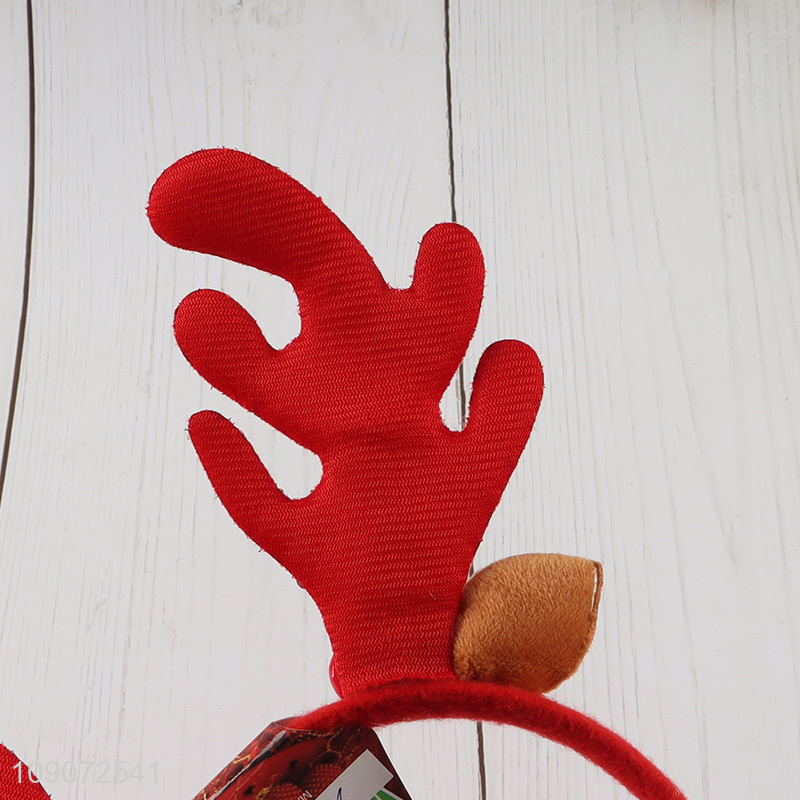 Yiwu market reindeer hair decoration Christmas party Christmas hair hoop