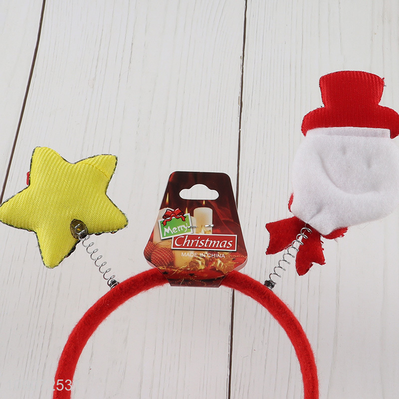 Popular products snowman Christmas hair hoop Christmas party supplies