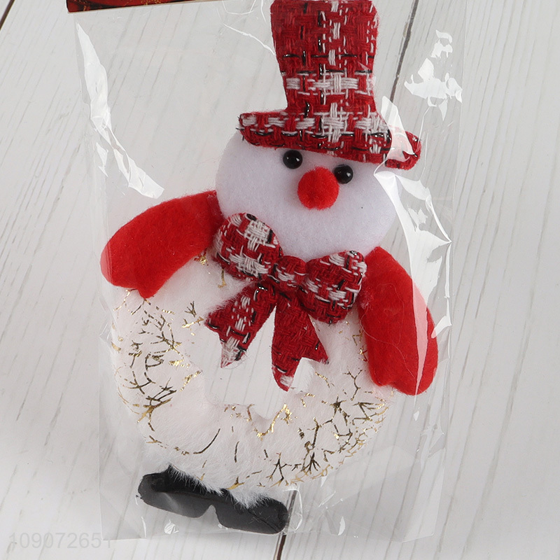 Good price snowman shape Christmas hanging ornament for xmas tree