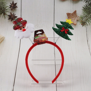 Online wholesale santa claus decorative Christmas hair hoop for adult