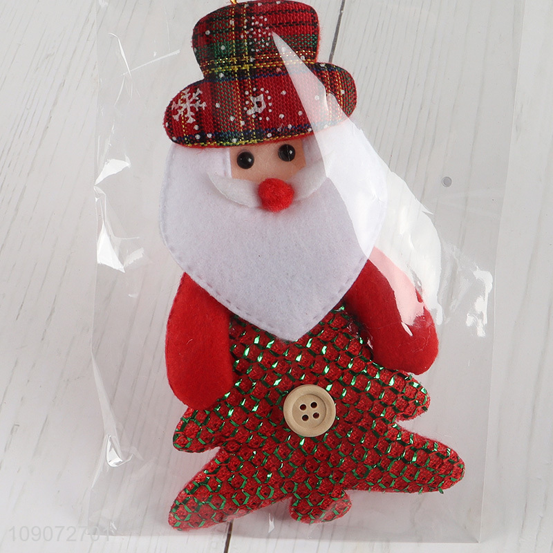 Hot sale Santa claus Christmas hanging ornament for Christmas tree