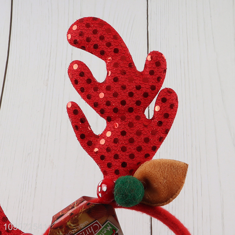 Yiwu market reindeer hair decoration Christmas party Christmas hair hoop