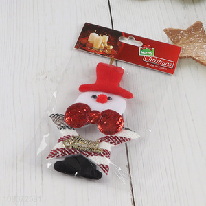 Low price snowman shape Christmas hanging ornament decorations