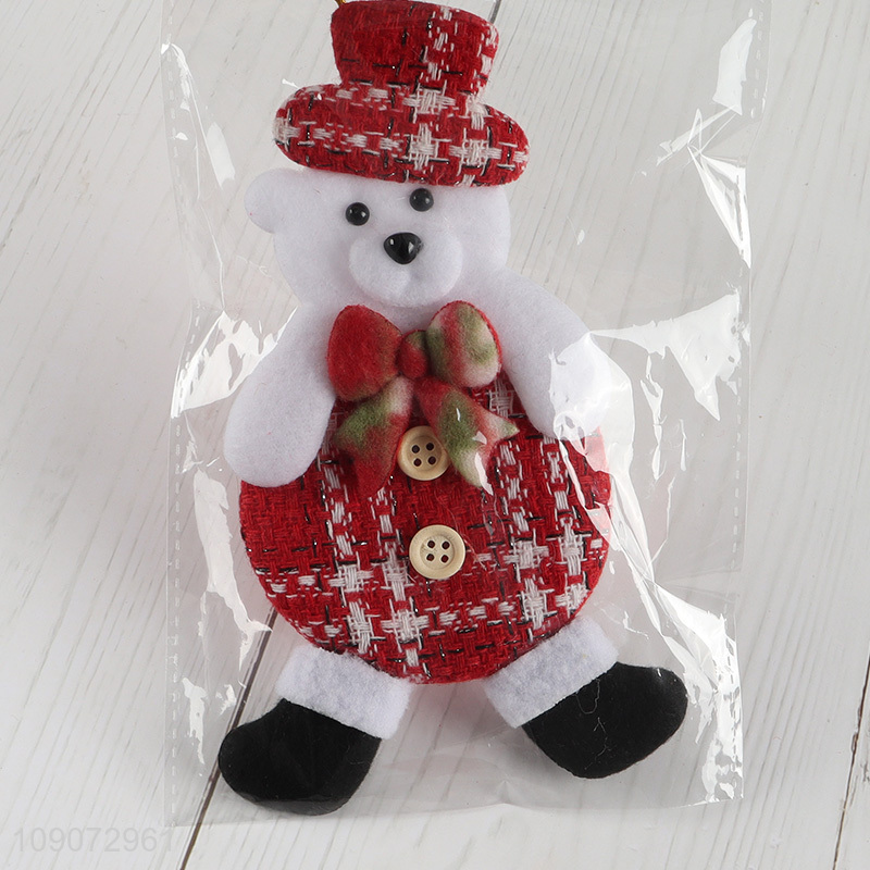 Top selling non-woven fabric Christmas hanging ornament for xmas tree