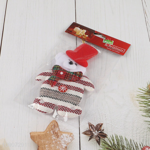 Hot items snowman shape non-woven fabric Christmas hanging ornament for decoration
