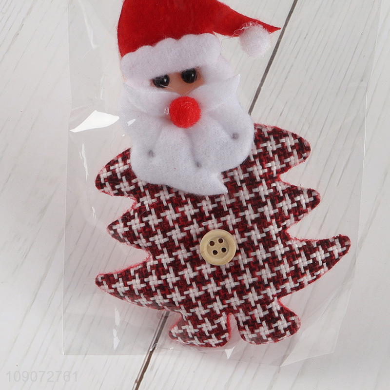 Factory price Santa claus shape Christmas hanging ornament for sale