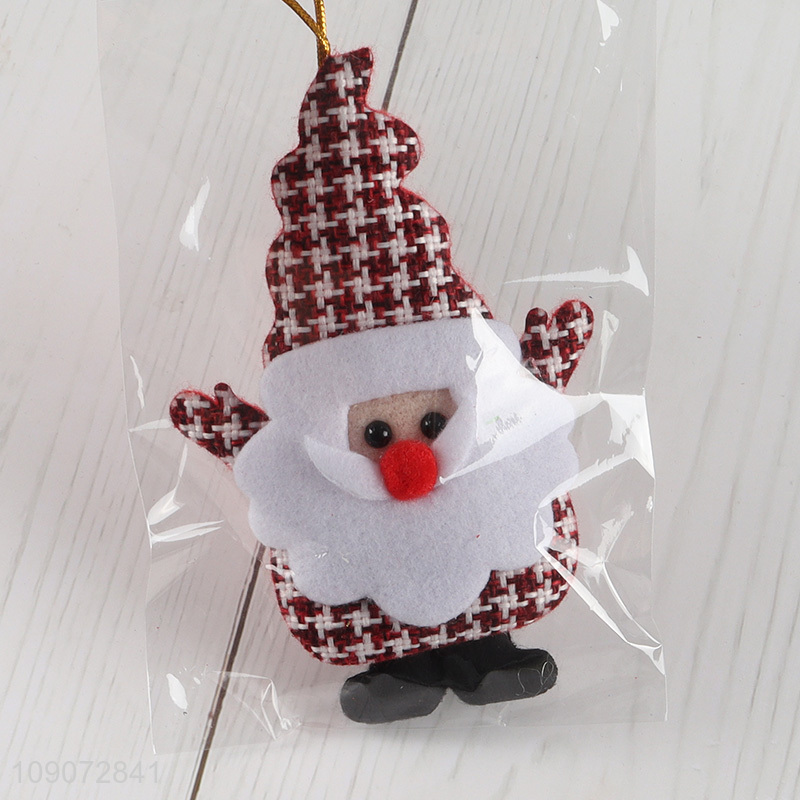 Hot products Santa claus shape Christmas hanging ornament for decoration