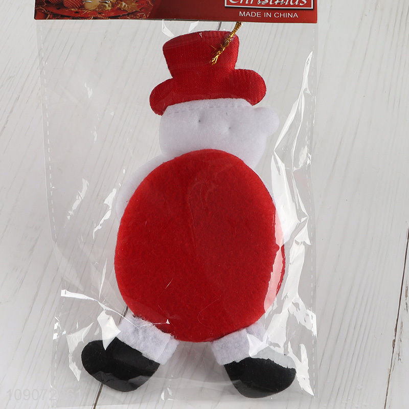 Top selling non-woven fabric Christmas hanging ornament for xmas tree