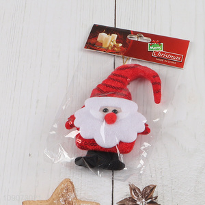 Top products Santa claus decorative non-woven fabric Christmas hanging ornament