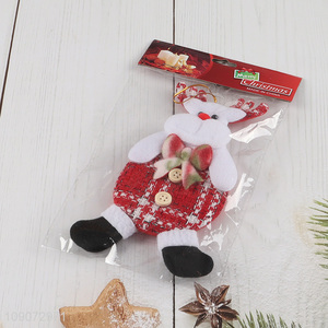Best selling reindeer shape non-woven fabric Christmas hanging ornament wholesale