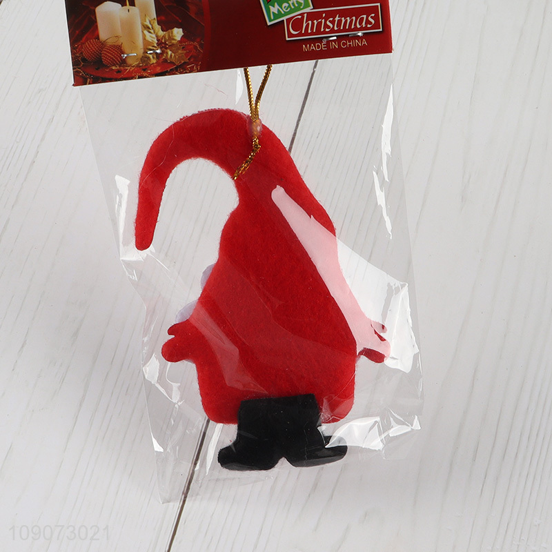 Top products Santa claus decorative non-woven fabric Christmas hanging ornament