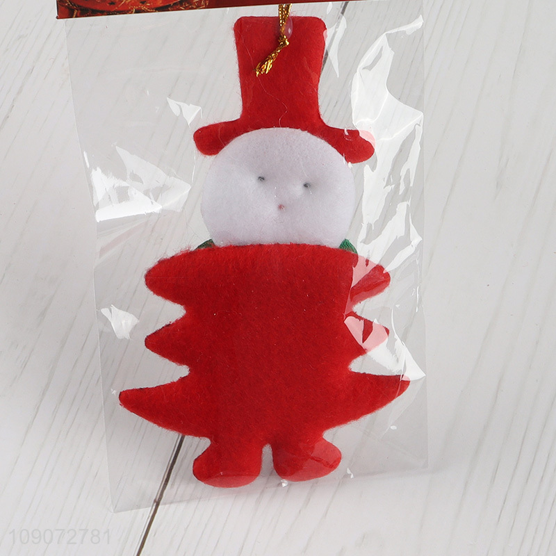 New products snowman shape Christmas hanging ornament decorations for sale