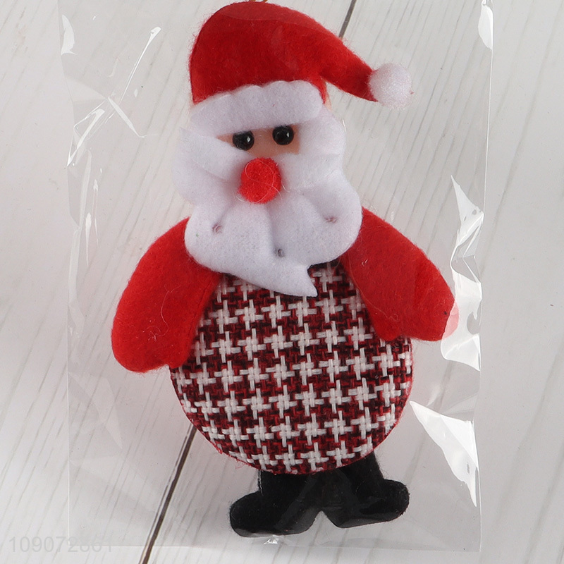 Hot sale non-woven fabric Christmas hanging ornament for xmas tree