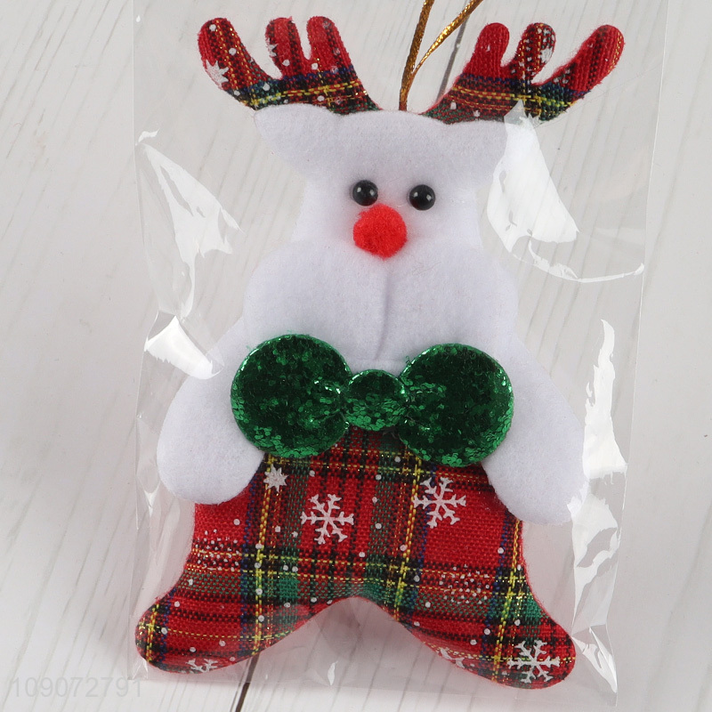 China products reindeer shape Christmas hanging ornament for xmas tree
