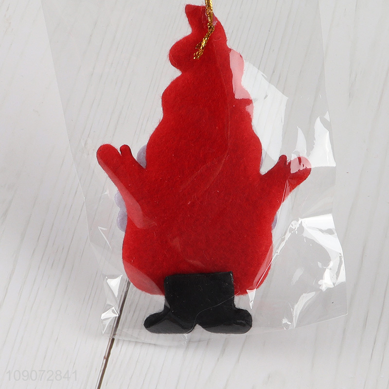 Hot products Santa claus shape Christmas hanging ornament for decoration