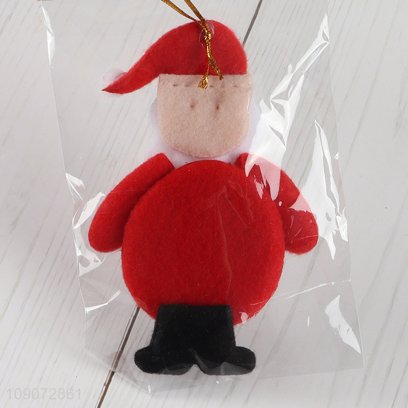 Hot sale non-woven fabric Christmas hanging ornament for xmas tree