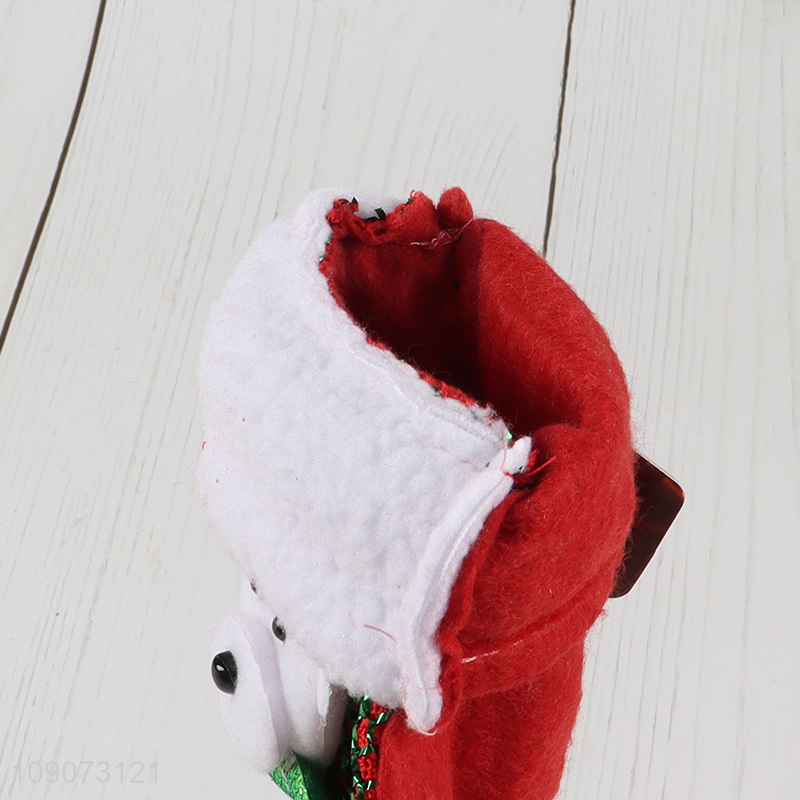 Yiwu market party supplies Christmas stocking candy bag for decoration
