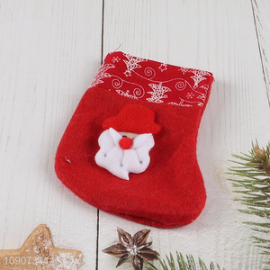 Best sale Christmas tree hanging Christmas stocking candy bag wholesale