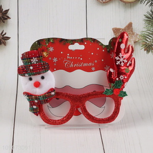 China products snowman shape party supplies Christmas glasses