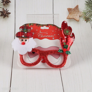 Factory direct sale party supplies Christmas glasses Christmas decoration
