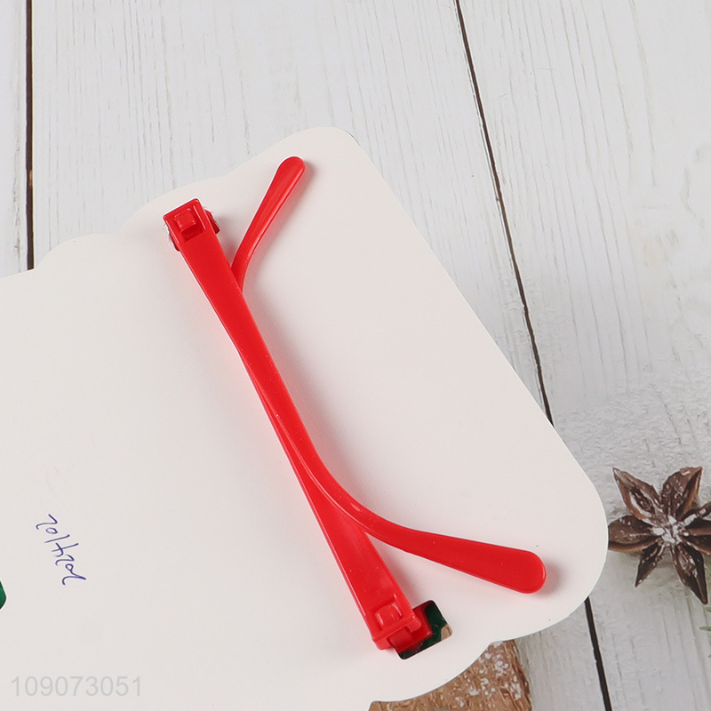 Hot selling multicolor party supplies Christmas glasses new year glasses