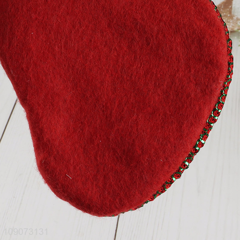 Best quality snowman hanging Christmas stocking candy bag for sale