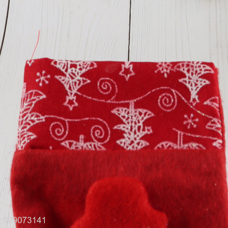 Best sale Christmas tree hanging Christmas stocking candy bag wholesale