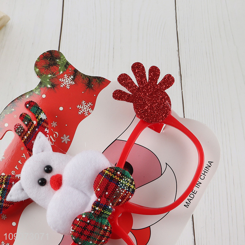 Yiwu market reindeer shape party supplies Christmas glasses for sale