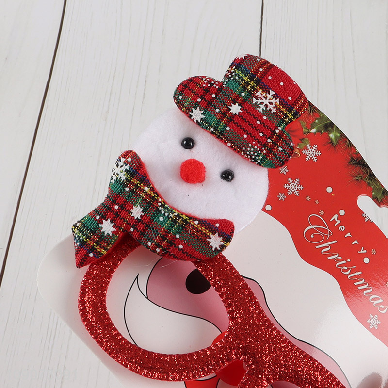 China products snowman shape party supplies Christmas glasses