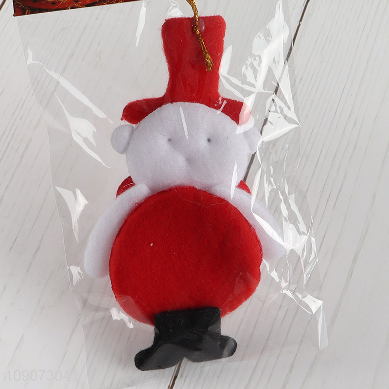 Low price non-woven fabric Christmas hanging ornament for xmas tree