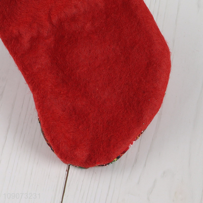 Top selling snowman hanging Christmas stocking candy bag for Christmas tree